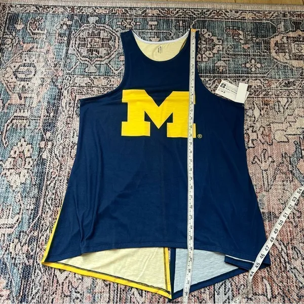 FOCO USA Michigan Wolverines Womens Tie-Breaker Sleeveless Top NWT Size Medium - Image 12