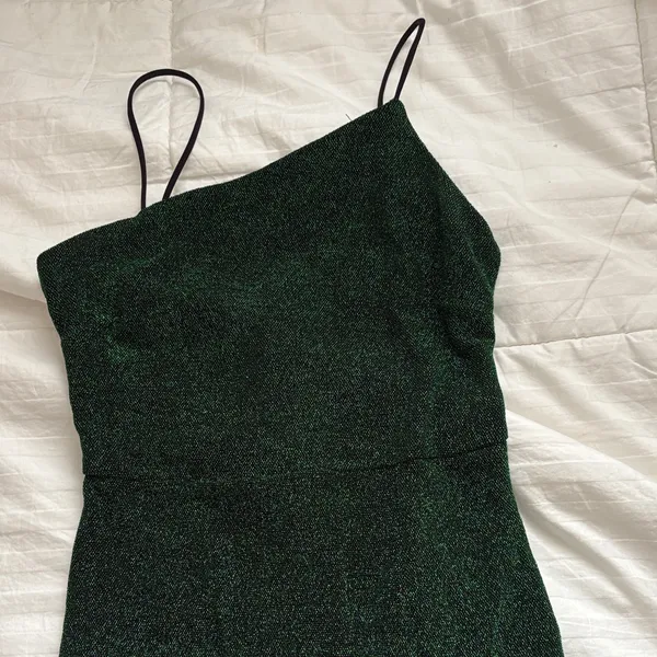 Lulu's Sparkling Green Mini Dress - Image 3