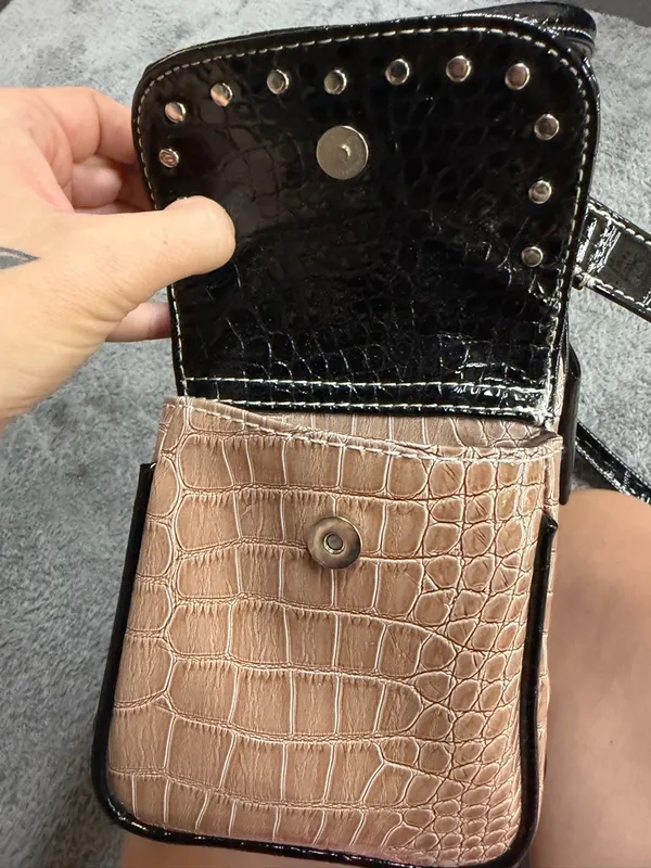 Y2K Western Cross Studded Handbag and Crossbody Cowboy Chic McBling - Image 11