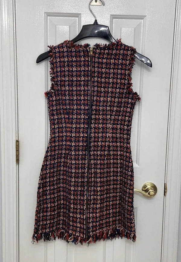 VICI Tweed Mini Dress - Image 5