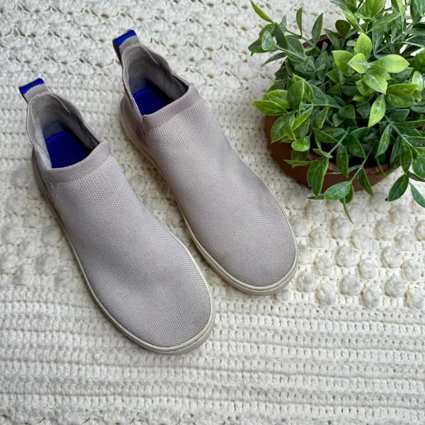 ROTHY'S Women's Size 6.5 Chelsea Boot Shoes Lilac Gray Slip On High Top Sneaker - Image 6