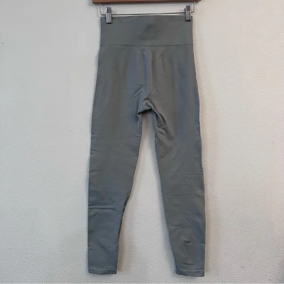 Cuyana Stretch‎ High Waist Leggings Size S / M Steel Gray Active Yoga - Image 6