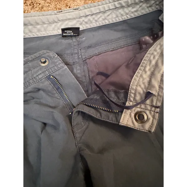 KUHL Women’s Spire Roll-Up Convertible Hiking Pants Gray Charcoal Gorpcore - Image 6