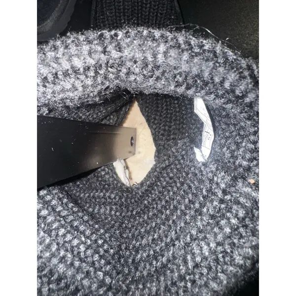 Ugg Classic Cardy Boots Women 6 Wool Knit Tall Button Sheepskin Lined‎ - Image 13
