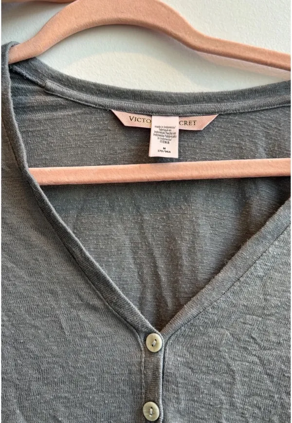Victorias Secret Grey Loungewear Sweater - Image 4