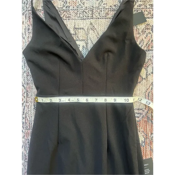 Lulu’s Melora Black Sleeveless Maxi Dress Elegant Black V-Neck Evening Dress NWT - Image 12