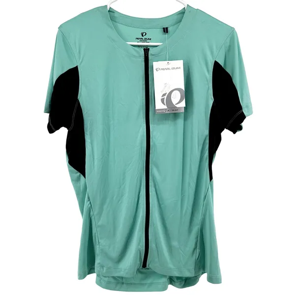 Pearl Izumi Select Cycling Jersey Athletic Top Full Zip Colorblock Mint XL NWT - Image 2