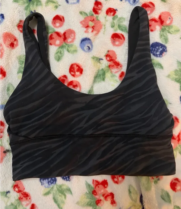 Lululemon Reversible Align Bra A/B animal print - Image 3