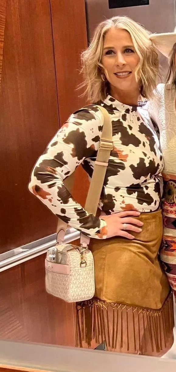 SheIn Cow print Shirt - Image 3
