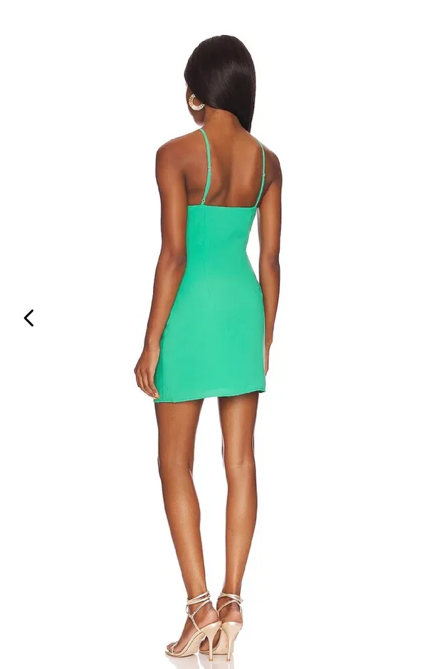 Lovers & Friends Cindy Mini Dress Kelly Green Size XS - Image 2