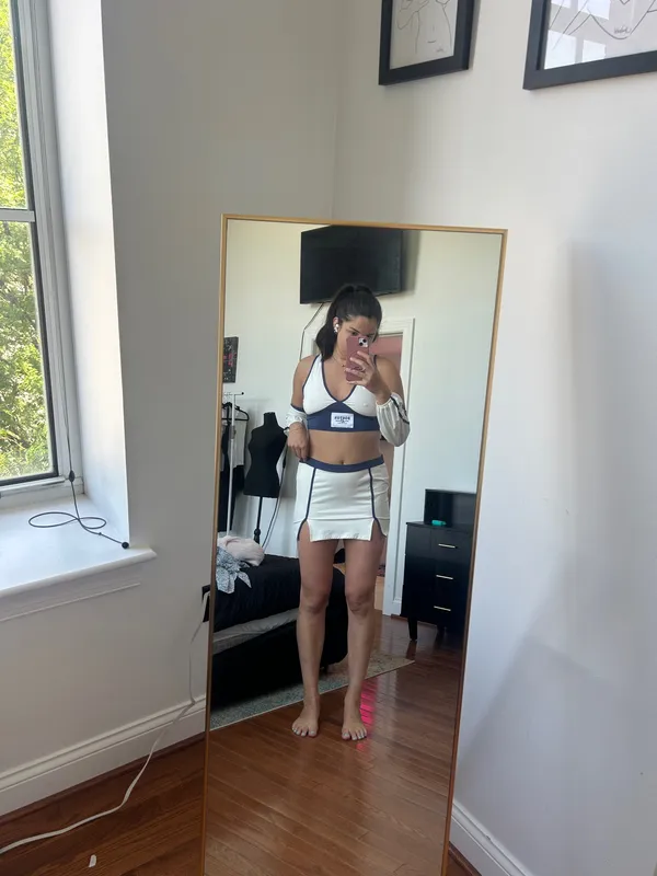SheIn White skirt and top set - Image 3