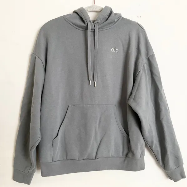 Alo Yoga Accolade Hoodie Steel Grey M - Image 2