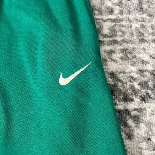 Nike Women's Phoenix Fleece Oversized Pant in Malachite/Sail - Image 4