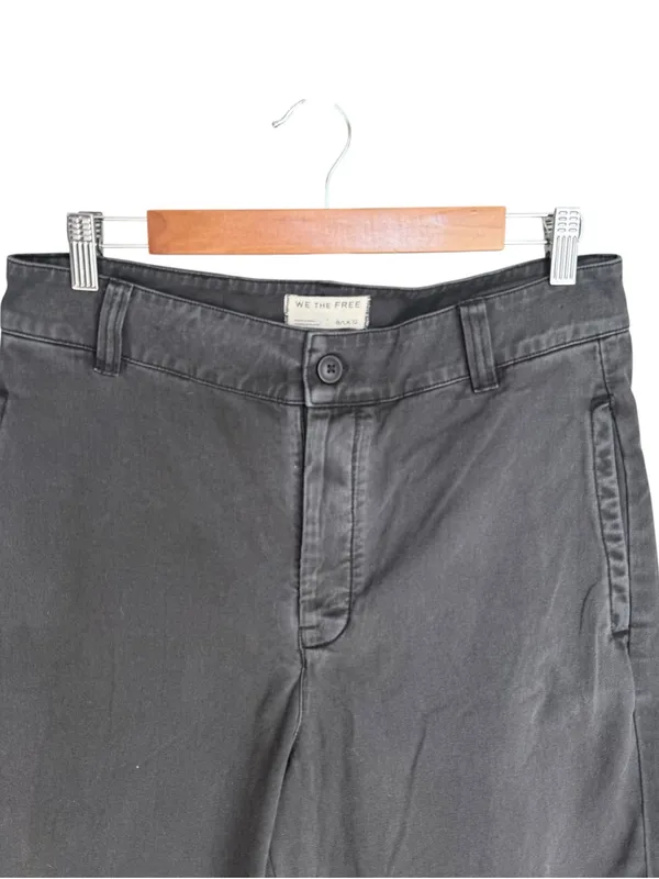 Free People - NWT Washed Black Utility Wide Leg Pants Sz 8 - Image 3