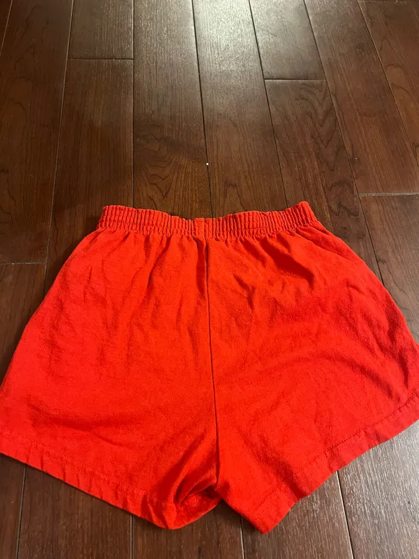 Red Varsity Brand Shorts - Image 2