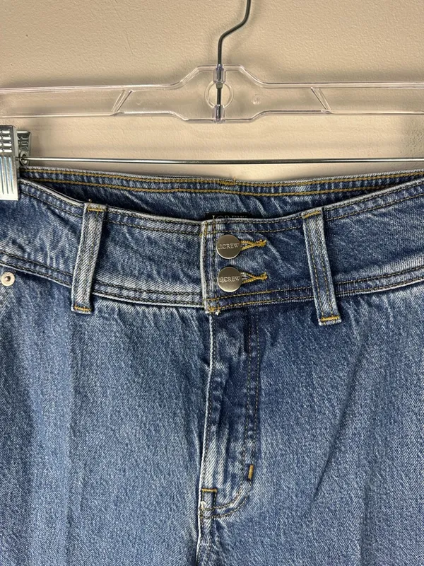 J.‎ Crew Slim Wide Leg Stacked Buttons High Rise Women’s Sz 26 - Image 3