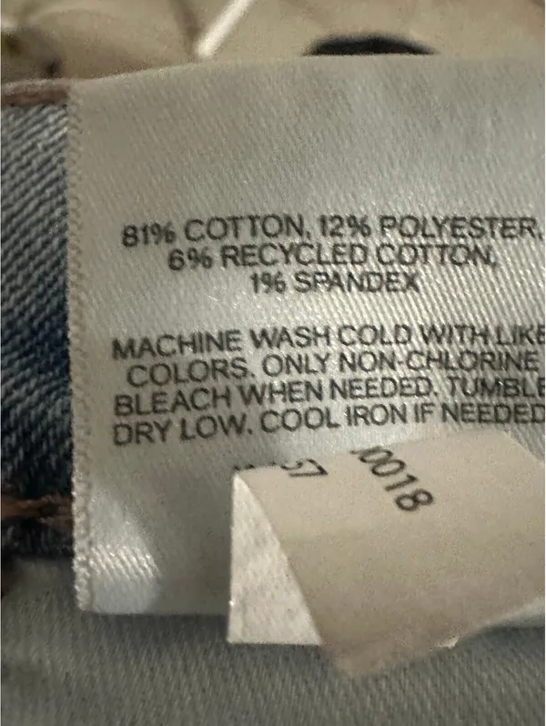Express 70s Flare Mid Rise light wash stretch denim jeans 12S coastal cowgirl - Image 9