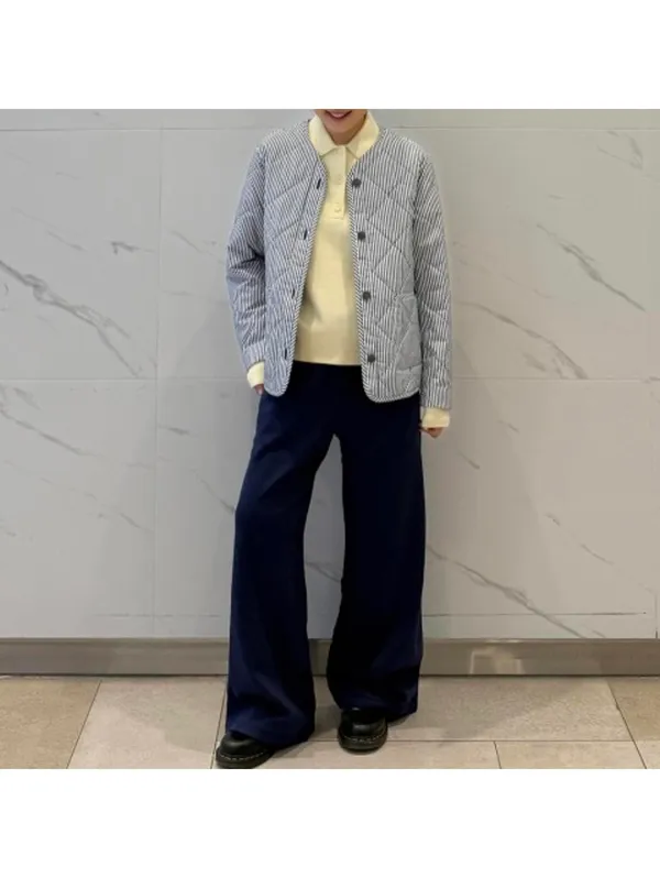 Uniqlo Warm Fleece Straight Pants NWT Blue XL - Image 2