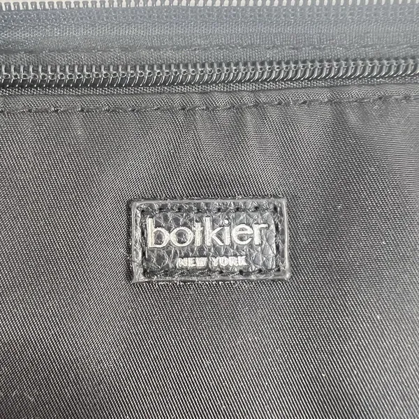 Botkier New York Black Nylon Tote Vegan Leather Trim‎ Zipper Shoulder Bag NEW - Image 4