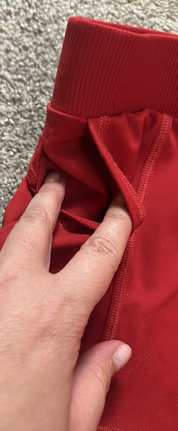 FP Movement Red Shorts - Image 3