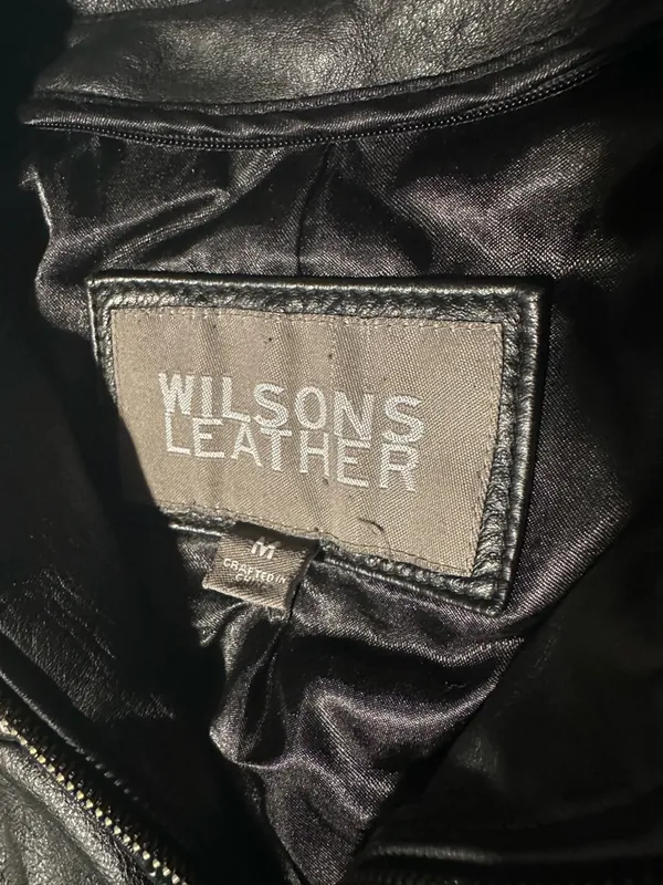 Wilsons Leather Women's Black Zip-Front Leather Jacket - Image 3