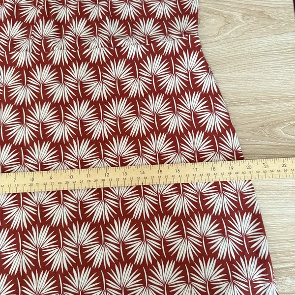 Boden US 8 NEW Lucie Brown/White Palm Leaf Print Mini‎ Dress - Image 10