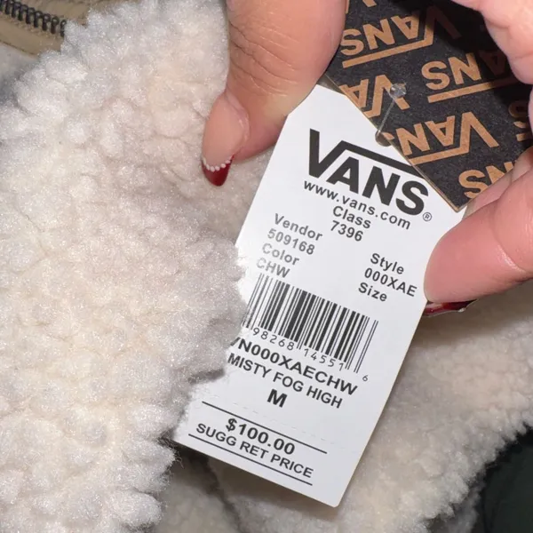 🆕 Vans‎ Women's Misty Fog High Pile Jacket - Image 5