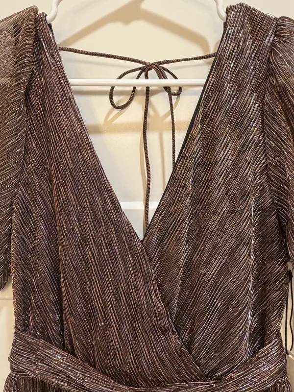 Boutique Floret Studios Metallic Maxi Dress - Image 6