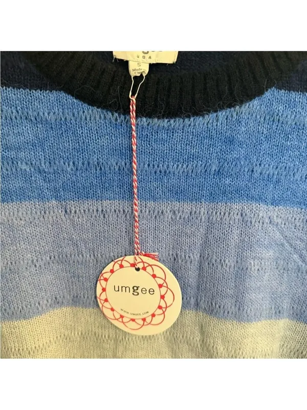Umgee Blue and Black Striped Sweater - Image 4