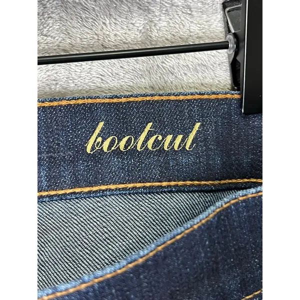 7 For All Mankind Bootcut Jeans Dark Wash‎ Mid Rise Stretch Denim Women's 28 - Image 7