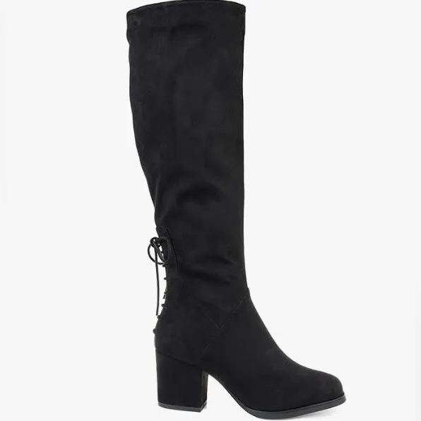 Lee JOURNEE Collection Leeds Black Knee High Boots Size 9 - Image 4