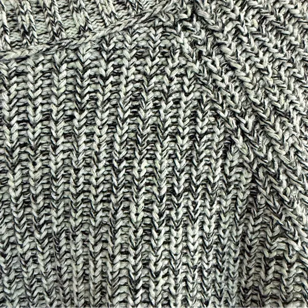 American Eagle Outfitters Textured Knit Sweater - Mint and Gray Size Large - Image 5