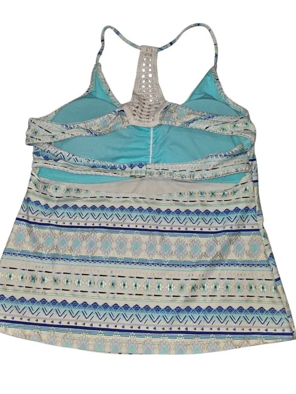 Arizona Jeans Multicolored Tankini Top Size Large - Image 3