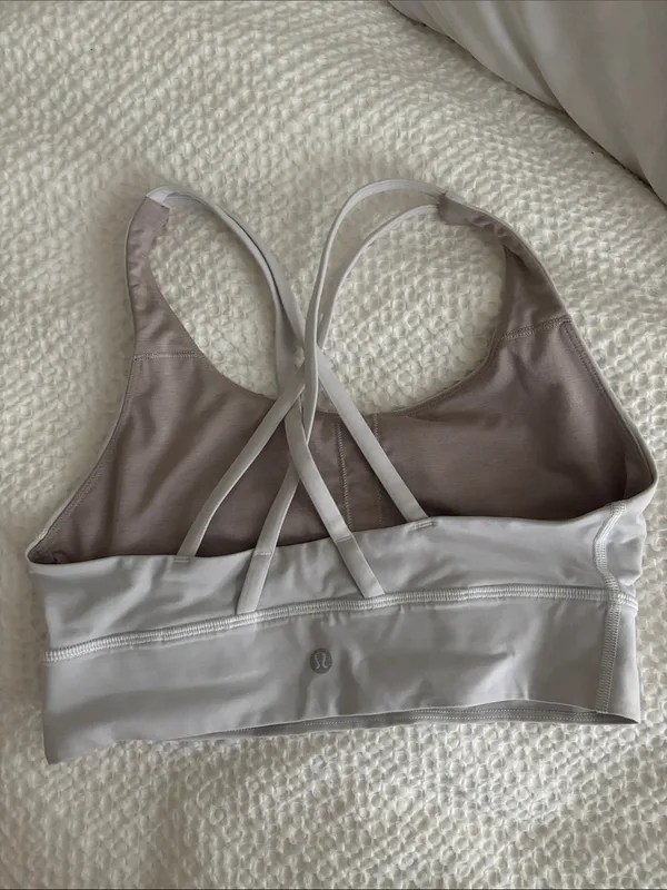 lululemon white Energy Bra - Image 4