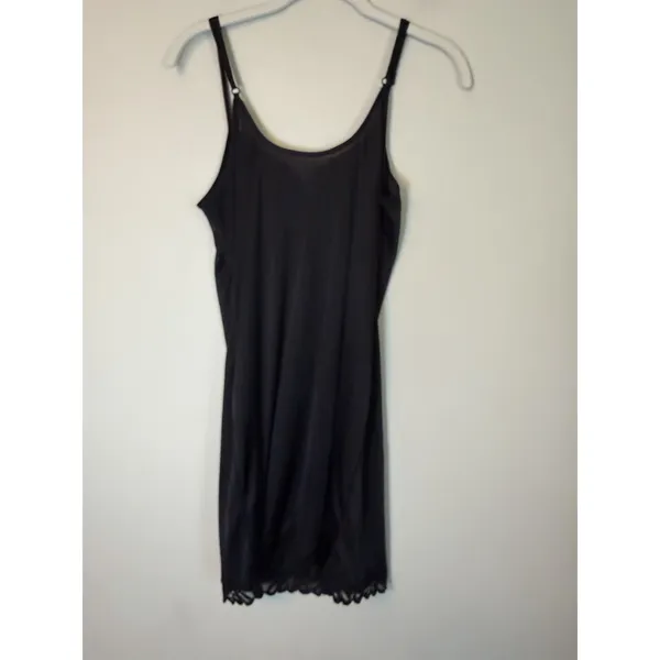 FIT Figure Improving Technology Black Lace Trimmed Slip SZ S NEW - Image 5