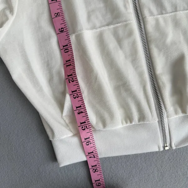 Women's Two Piece Casual Jogger Set with Cropped Full Zip Jacket Size L #260620 - Image 12