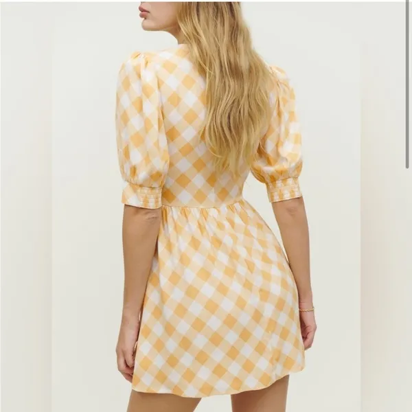 NWT reformation laylin dress in bodie - Image 3