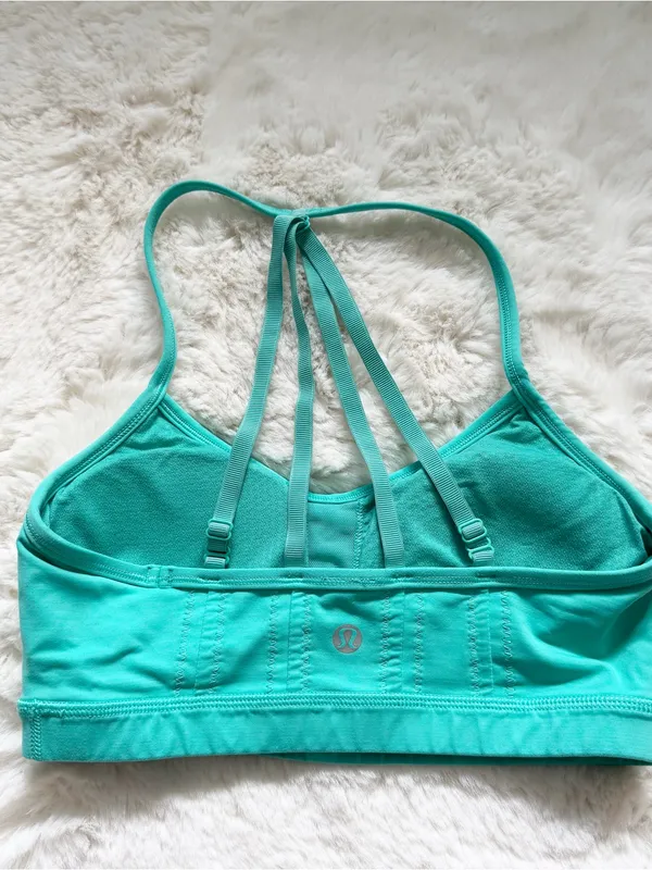 Lululemon Sports Bra 4 - Aqua - Image 2