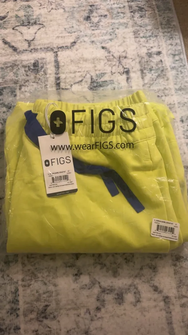 High Wasted Fig Scrub Pants - Image 3