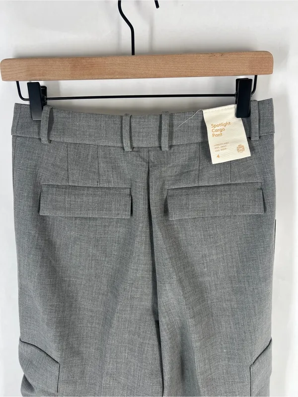 Aritzia Babaton Spotlight Cargo Pant Heather Medium Grey Size 4 NWT - Image 7