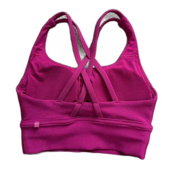 NWOT - Lululemon Energy Bra Long Line Ribbed *Medium Support, B–D Cup - Size 4 - Image 5