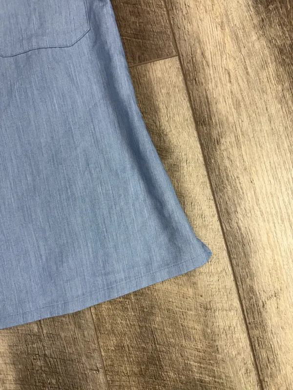 Figs Dusty Blue Catarina Scrub Top - Image 2