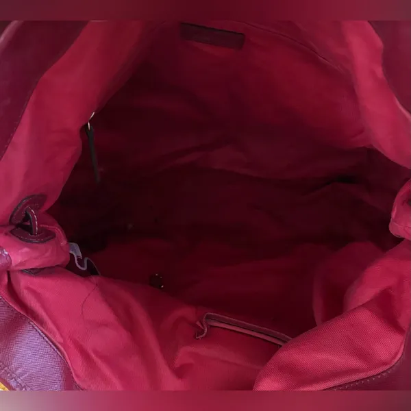 Dooney & Bourke Red and Brown Tote - Image 4