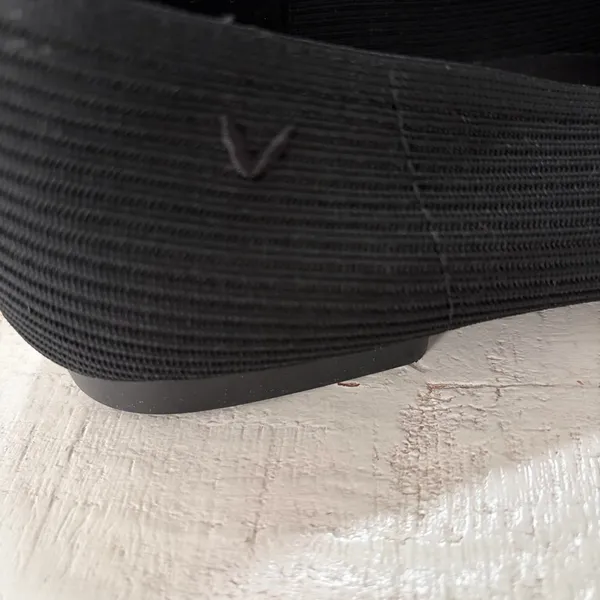 Vivaia Square-Toe V-Cut Flats Margot 2.0 EU size 41 US size 9.5 Black‎ Knit - Image 5