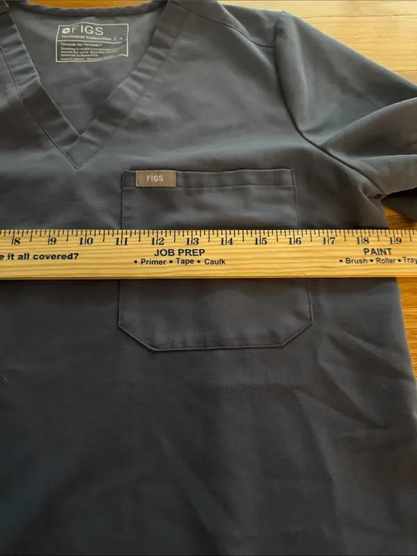 Figs women’s Catarina space navy scrub top size small. - Image 3
