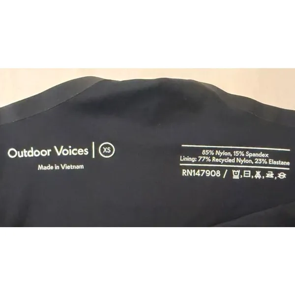 Outdoor Voices The Exercise Dress in Black Women's sz. XS - Image 5