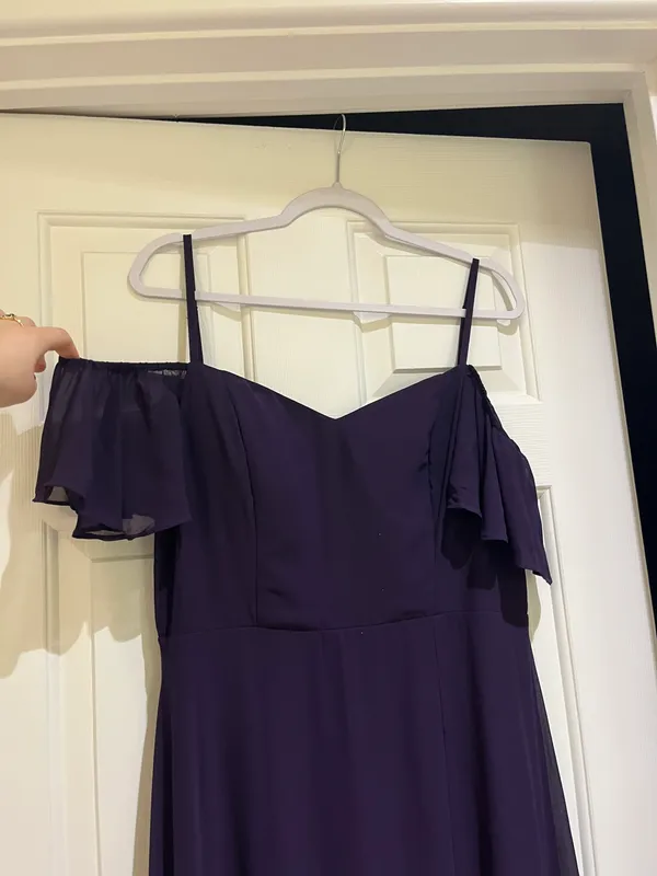 Formal Dress Purple Size 14 - Image 3