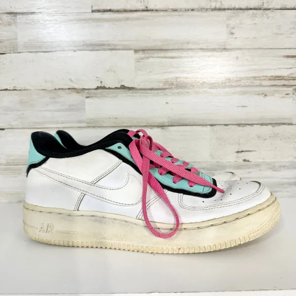 Nike Youth Air Force 1‎ LV8 White Running Shoes Sneakers Size 6Y/7.5W BV1084-100 - Image 3