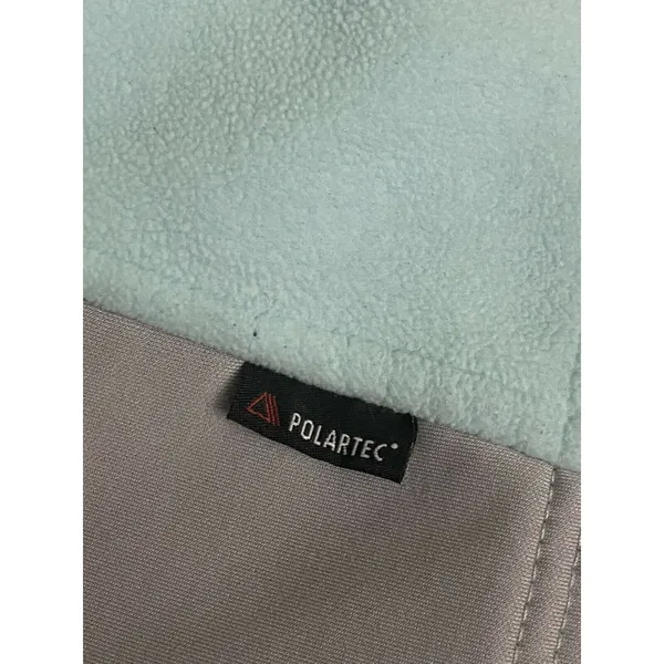 Eddie Bauer 365 Polartec windcutter fleece‎ Vest womens sz L Blue Green Gray - Image 6