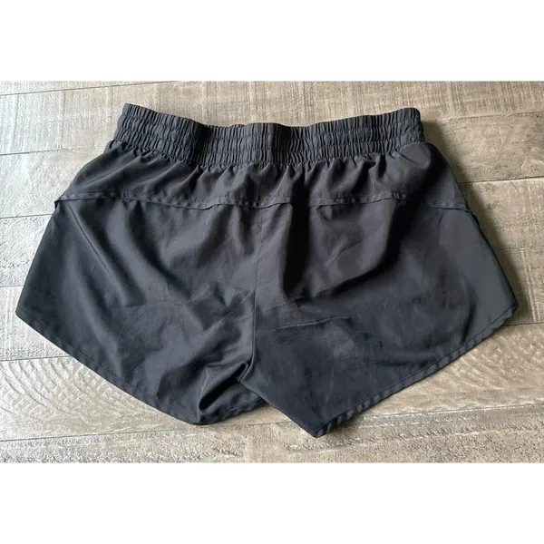 Athletic Works Women's Black Running‎ Athletic Lined Shorts size Large 12/14 - Image 6